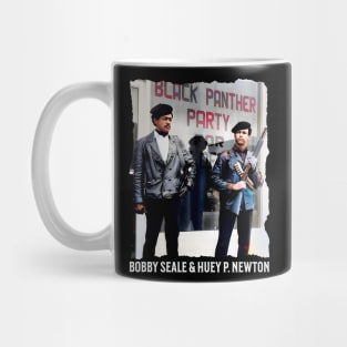 BOBBY SEALE & HUEY P. NEWTON - Black Panther Party Mug
